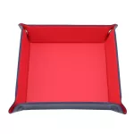 PU Leather Valet Trinket Folding Tray Collapsible Phone Key Wallet Coin Desk Storage Sundries Box BinsOryles