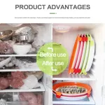 Food Preservation Tray Reusable Plastic Keeping Fresh Spainer Refrigerator Microwave Kitchen Food Storage Plates