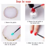 Creative Decoration Organizer Jewelry Display Plate Necklace Ring Earrings Display Tray New Resin Storage Painted Palette Tay