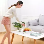 Home Organizer Tray Rotating Fridge Organizer Cosmetics Tray Kitchen Organizer Non-Slip Small/Large