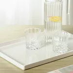 Newly Serving Tray Rectangular Plastic Tray Food Service Trays for Restaurant Home Hotel Trays Durable MK