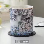 Art Retro Ceramic Naked Woman Coffee Cup Home 350ml Breakfast Milk Cup Office After Cup Birthday Cup