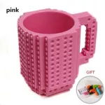 350ml 12oz Creative Milk Mug Coffee Cup Building Blocks Cup Diy Puzzle Drink Cup Block Mug Drinkware Drinking Mug