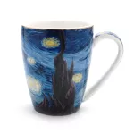 Van Gogh Starry European Small Luxury Coffee Cup Set Latte Flower Cup Cappuccino Afternoon Tea Mug Wf819345