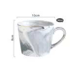 360ml Ceramic Marble Design Coffee Tea Mugs Porcelain Office Drinking Mugs Cups Tableware