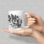 The Last of US Part II 2 Game Firefly Logo White Coffee Milk Cup Cosplay Accessories Souvenir Mugs