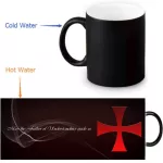 Birthday The Knights Templa Coffee Mugs Custom Mug Heat Changing Color Transforming Tea Cup