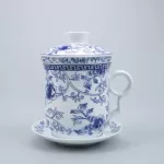 Porcelain Tea Cup With Filter Cover Chinese Style Home Office Mug Creative Drinkware