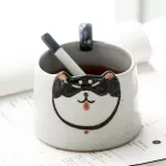 Lovely Cartoon Ceramic Mugs Shiba Inu Milk Water Coffee Household Breakfast Cup Creative Lovers Mug High Temperature Resistance