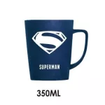 350ml/520ml Creative Mug Ceramic Coffee Cup And Super Avenger Frosted Ceramic Cup With Lid Large Capacity Tea Cup Spoon