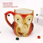 Vintage Owl Bird Mug Creative Ce rate Cup Drinkware Office Coffee Milk Tea Mugs New Colorful Ceramic Crafts S