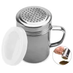 Kapmore 1/3PCS High Quality Seasoning Bottle Stainless Steel Seasoning Shaker Spice Bottle with Plastic Lid Kitchen Tools