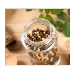 Glass Seasoning Bottle Seasoning Bottle Seasoning Pot Stainless Steel Rotating Lid Kitchen Utensils Pepper Shaker Barbecue Set
