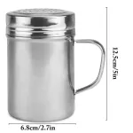 Kapmore 1/3PCS High Quality Seasoning Bottle Stainless Steel Seasoning Shaker Spice Bottle with Plastic Lid Kitchen Tools