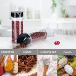 5/10/15/20pc Salt and Pepper Shakers Spice Jars Spice Container Plastic Dos Not Contain BPA Canister Set Kitchen Sugar Bowl