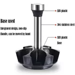 Spice Storage Box Seasoning Bottle Spice Rack 6 Glass Jars 360Rotatable