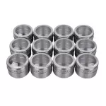 Stainless Steel Magnetic Spice Pot Jar Dustproof Visible Seasoning Box Cruet Can Kitchen Organizer Supplies Tightness Easy Open