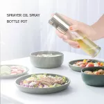 Olive Oil Sprayer Vinegar Spray Bottle Pump Glass Oil Pot Leak-Proof Drop Oil Dispenser Seasoning Kettle BBQ Kitchen Accessories