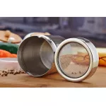 3PCS Stainless Steel Seasoning Shaker Chocolate Shaker Pepper Sugar Powder Cocoa Flour Cooking Tools Size S M L Spice Tools