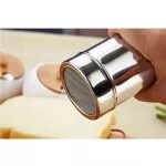3PCS Stainless Steel Seasoning Shaker Chocolate Shaker Pepper Sugar Powder Cocoa Flour Cooking Tools Size S M L Spice Tools