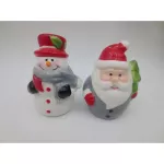 Pure Hand Painting Ceramic Salt and Pepper Shakers Set Santa Claus Bunny Gingerbread Man Lightthouse Halloween SP CAT