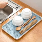 Storage Tray Easy Clean Drying Double Layers Cutlery Bowls Shelf Cup Organizer Grids Design Dness Drainer Home Kitchen Accessory