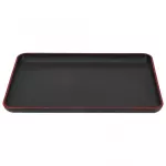 Serving Tray Japanse Style Rectangular Plastic Tray Food Service Tray for Restaurant Home Hotel Wooden Tray Sturdy and Durable
