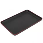 Serving Tray Japanse Style Rectangular Plastic Tray Food Service Tray for Restaurant Home Hotel Wooden Tray Sturdy and Durable