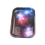 Durable Metal Storage Snack Dried Fruit Storage Dessert Food Plate Rectangle Rolling Trays Decorative Dish Tay