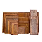 Wooden Tray Japanse Brown 30cm Square Rectangle Coffee Tea Set Tableware Pallet Food Plate Home Kitchen Storage Supplies