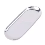 Stainless Steel Modern Metal Storage Tays Gold Silver Ellipse Tay Jewelry Receive Tray Dish PLATE PLATE DECORATIVE Articles