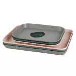 Geometric Storage Traile Nordic Plastic Tea Breakfast Bread Fruit Plate Desk Desk Desk Decorative Jewelry Display