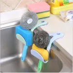Creative Sucker Kitchen Sink Shelf Sponge Drain Holder Basket of Kitchen Supplies Racks Organizer Hanging Storage Bags