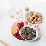 4 Layers Dried Fruit Plates Rotary Cake Dessert Stand Pastry Snack Dishes Kitchen Storage Home Party Dec