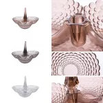 Stacked Plastic Storage Tray Multi-Layer Dried Fruit Snack Platter Bowl Table Snack Candy Organizer Living Room Home Shelf