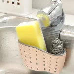 Useful Suction Cup Sink Shelf Soap Sponge Rack Kitchen Sucker Storage Tool Organizer Sink Kitchen Accessories Wash Storage Tay