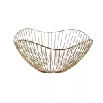 Bread Snack Display Tray Modern Fruit Bowl Metal Food Storage Container With Drainage Home Creative Iron Decoration Plate