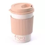 Eco-Friendly Wheat Straw Cup Water Bottle Large Capacity Coffee Cup Anti-Scalding Outdoor Office Drink Contain