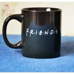 New Friends TV Show Series Black Ceramic Coffee Tea Cup Mug Friends Logo --- Loveful