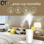Oi 200ml เครื่องเพิ่มความชื้นในอากาศ AROMA Humidifier อัลตราโซนิก Cool Mist Ultrasonic Humidifier พร้อมสวิตช์เซ็นเซอร์สัมผัส-สีเหลืองมะนาว