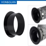4~6 Inch Abs Straight Pipe Flange Ventilation Fresh Air Ducting Connector For Kitchen Range Hood Ventilator Exhaust 100m 150mmm