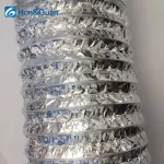 100mm 150mm Flexible Double Aluminium Foil Ducting Hose for Inline Duct Fan Ventilator Ventlication Tube Air exhaust extractor