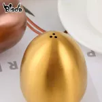SALT COLLAR SPIPRE PEPPER SHAKER EGG SPITE SPICE CONAISER STEEL STEEL CONDIMENT BOTTTLE BOTTTETTLE GADGETS Seasoning Organization