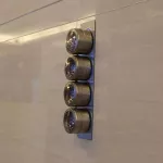 1PCS Spice Jars Set 6.5*4.5cm Stainless Steel Salt and Pepper Shakers Spice Rack Seasoning Box Condiment Container