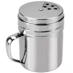 Kapmore 1PC Stainless Steel Seasoning Bottle Spice Shaker Pepper Shaker with Handle for Cooking Kitchen Tools Accessories