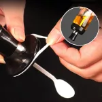 Glass Spice Container Clear Seasoning Bottle Condiment Jar Oil Honey Dispenser Spoon Kitchen Accessories