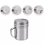 Kapmore 1PC Stainless Steel Seasoning Bottle Spice Shaker Pepper Shaker with Handle for Cooking Kitchen Tools Accessories