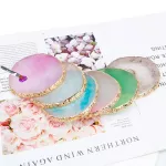 HILIFE RESIN STORAGE PAINED PAINETTE TRAY JEWELRY DISPLAY DESSERT PLATE RECKLACE EARRINGS DISPLAY TRAY DECOR Organizer