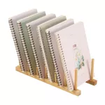 Kitchen Dish Drain Rack Dinnerware Storage Organization Drying Shelf Wooden Book Cups Display Stand Drainer Holder