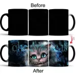 Smile Cute Cat Animal Heat Sensitive Coffee Mug Cup Porcelain Magic Color Changing Tea Cups Mug Best for Your Friends